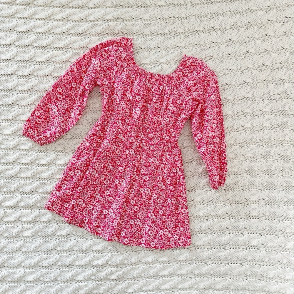 Crewcuts Floral Pink Kids Dress - Picture 2 of 3